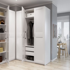 Шкаф МАКС однодверный, цвет белый в Сысерти - sysert.mebel24.online | фото 4