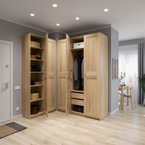 Шкаф МАКС однодверный узкий, цвет Дуб Сонома в Сысерти - sysert.mebel24.online | фото 4
