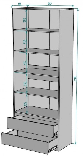 Шкаф Мальта H185 в Сысерти - sysert.mebel24.online | фото 2