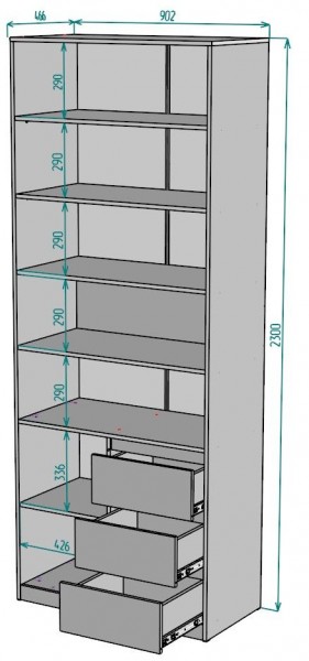 Шкаф Мальта H190 в Сысерти - sysert.mebel24.online | фото 2