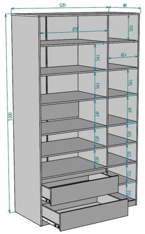 Шкаф Мальта H219 в Сысерти - sysert.mebel24.online | фото 2