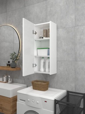 Шкаф навесной для ванной MH9-MA 300х750 (Белый-М 10.1.1) Белый глянец в Сысерти - sysert.mebel24.online | фото 3