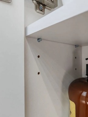 Шкаф навесной для ванной MH9-MA 300х750 (Белый-М 10.1.1) Белый глянец в Сысерти - sysert.mebel24.online | фото 6