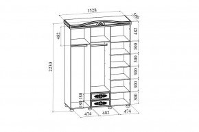 Шкаф платяной Ассоль АС-27 в Сысерти - sysert.mebel24.online | фото 6