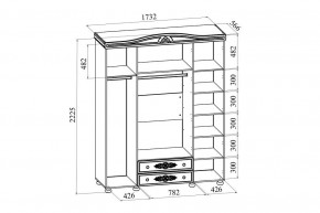 Шкаф платяной Ассоль АС-28 в Сысерти - sysert.mebel24.online | фото 4