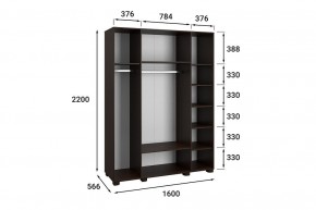 Шкаф платяной Монблан МБ-25К в Сысерти - sysert.mebel24.online | фото 9