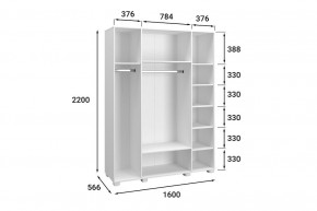 Шкаф платяной Монблан МБ-25К в Сысерти - sysert.mebel24.online | фото 3