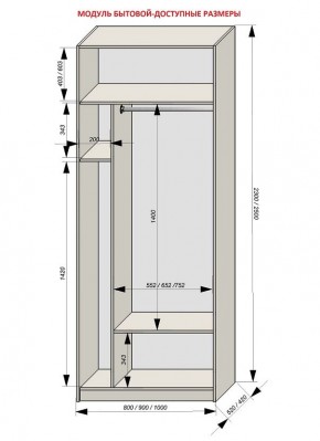 Шкаф распашной серия «ЗЕВС» (PL3/С1/PL2) в Сысерти - sysert.mebel24.online | фото 11