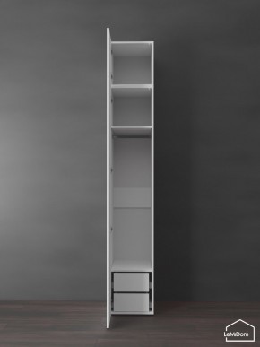 Шкаф с антресолью Linnea MHR-1POA-3 2450х400х510 (Белый-М 11.1.1) в Сысерти - sysert.mebel24.online | фото 5