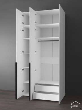 Шкаф с антресолью Linnea MHR-3A-2 2450х1200х510 (Белый-М 11.1.1) в Сысерти - sysert.mebel24.online | фото 5
