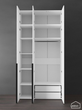 Шкаф с антресолью Linnea MHR-3A-2 2450х1200х510 (Белый-М 11.1.1) в Сысерти - sysert.mebel24.online | фото 6