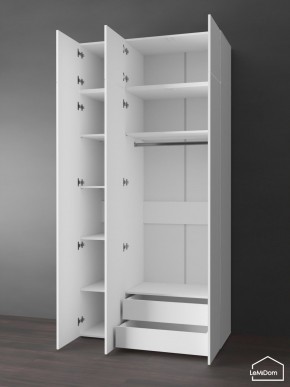 Шкаф с антресолью Linnea MHR-3POA-2 2450х1200х510 (Белый-М 11.1.1) в Сысерти - sysert.mebel24.online | фото 5