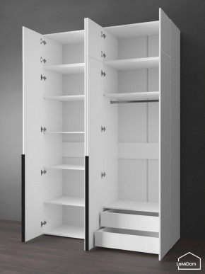 Шкаф с антресолью Linnea MHR-4A-2 2450х1600х510 (Белый-М 11.1.1) в Сысерти - sysert.mebel24.online | фото 6