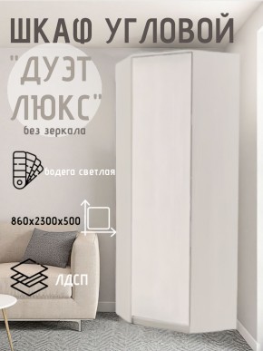 Шкаф угловой Дуэт Люкс без зеркала в Сысерти - sysert.mebel24.online | фото