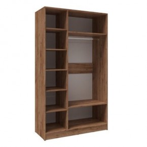 Шкаф Вегас 1200 Дуб крафт табачный/Дуб крафт белый в Сысерти - sysert.mebel24.online | фото 2
