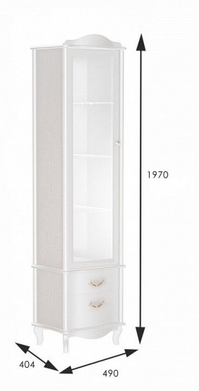 Шкаф-витрина Джульетта в Сысерти - sysert.mebel24.online | фото 3