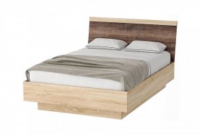 СОНАТА КРС-1400 Кровать с ПМ (дуб сонома/дуб сакраменто) в Сысерти - sysert.mebel24.online | фото