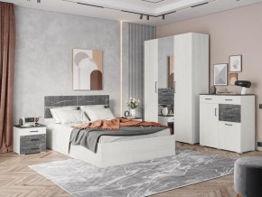 Спальня Теана Ясень Анкор светлый/Мрамор дарк в Сысерти - sysert.mebel24.online | фото