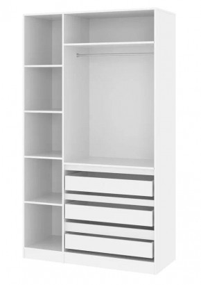 Спальный гарнитур Парус (Белый/Графит) модульный в Сысерти - sysert.mebel24.online | фото 10