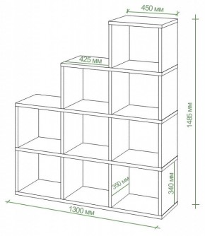 Стеллаж Бартоло СЛД 4 в Сысерти - sysert.mebel24.online | фото 2