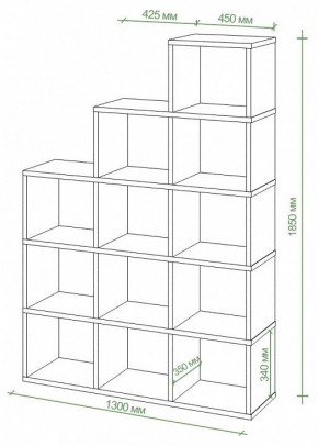 Стеллаж Бартоло СЛД 5 в Сысерти - sysert.mebel24.online | фото 2