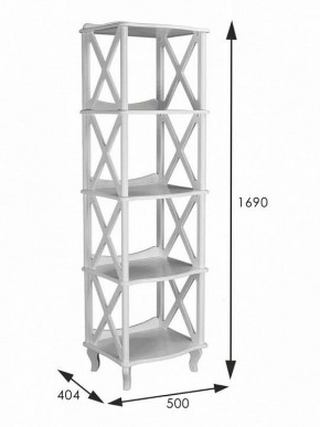 Стеллаж Джульетта 4 в Сысерти - sysert.mebel24.online | фото