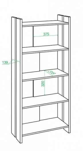 Стеллаж Домино Лайт СТЛ-ОВ в Сысерти - sysert.mebel24.online | фото 2