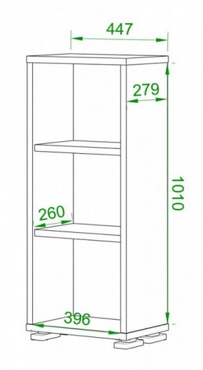 Стеллаж Домино нельсон ПУ-10-1 в Сысерти - sysert.mebel24.online | фото 2
