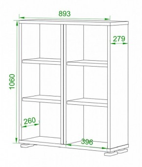 Стеллаж Домино нельсон ПУ-50-1 в Сысерти - sysert.mebel24.online | фото 2
