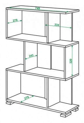 Стеллаж Домино нельсон СЛ-5-3 в Сысерти - sysert.mebel24.online | фото 2