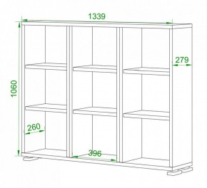 Стеллаж Домино ПУ-60-1 в Сысерти - sysert.mebel24.online | фото 2
