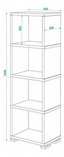 Стеллаж Домино СБ-15/4 в Сысерти - sysert.mebel24.online | фото 3