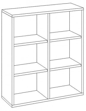 Стеллаж Домино СУ(ш2в1) в Сысерти - sysert.mebel24.online | фото 3