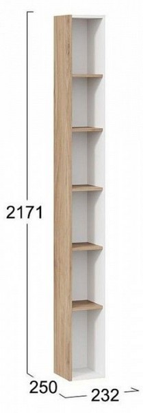 Стеллаж-колонка Порто ТД-393.07.25 в Сысерти - sysert.mebel24.online | фото 5