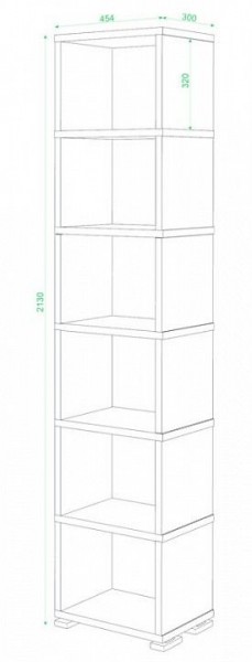 Стеллаж-колонка СБ-15/6 в Сысерти - sysert.mebel24.online | фото 2