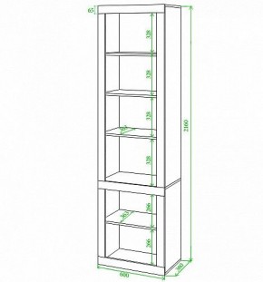 Стеллаж комбинированный Toivo ВтВ в Сысерти - sysert.mebel24.online | фото 2