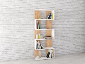 Стеллаж Ромео-1 Дуб крафт золотой/Белый в Сысерти - sysert.mebel24.online | фото