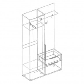 СТИЛ Прихожая (модульная) в Сысерти - sysert.mebel24.online | фото 3