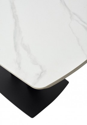 Стол ALATRI 120 MATT WHITE MARBLE SOLID CERAMIC / BLACK, ®DISAUR в Сысерти - sysert.mebel24.online | фото 11