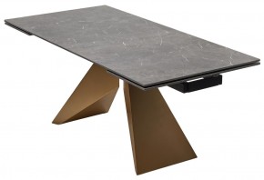 Стол ALES 180 BLACK GRAVE SOLID CERAMIC, керамика / бронзовый, ®DISAUR в Сысерти - sysert.mebel24.online | фото 14