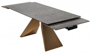 Стол ALES 180 BLACK GRAVE SOLID CERAMIC, керамика / бронзовый, ®DISAUR в Сысерти - sysert.mebel24.online | фото 9