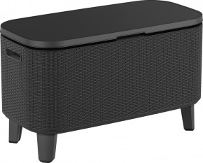 Стол Беви Бар (Bevy Bar Large Cool Bar), графит в Сысерти - sysert.mebel24.online | фото 2