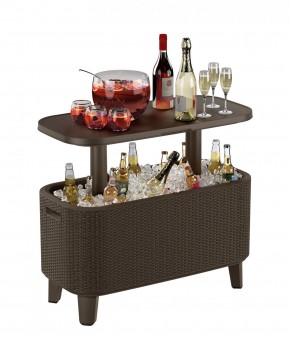 Стол Беви Бар (Bevy Bar Large Cool Bar), коричневый в Сысерти - sysert.mebel24.online | фото 3
