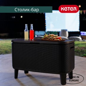 Стол Беви Бар (Bevy Bar Large Cool Bar), коричневый в Сысерти - sysert.mebel24.online | фото 4