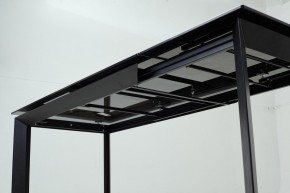 Стол CREMONA 140 KL-99 Белый мрамор матовый, итальянская керамика / черный каркас, ®DISAUR в Сысерти - sysert.mebel24.online | фото 13