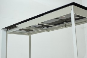 Стол CREMONA 180 KL-188 Контрастный мрамор матовый, итальянская керамика/ белый каркас, ®DISAUR в Сысерти - sysert.mebel24.online | фото 8