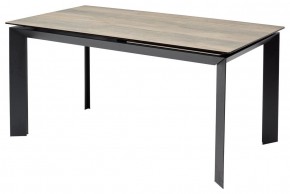 Стол CREMONA 180 KL-61 Под дерево, итальянская керамика / черный каркас, ®DISAUR в Сысерти - sysert.mebel24.online | фото 5