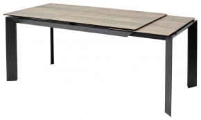 Стол CREMONA 180 KL-61 Под дерево, итальянская керамика / черный каркас, ®DISAUR в Сысерти - sysert.mebel24.online | фото 7