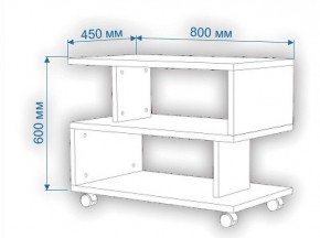 Стол журнальный Домино Нельсон СЖ-1 в Сысерти - sysert.mebel24.online | фото 2