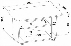 Стол журнальный СЖ-3 в Сысерти - sysert.mebel24.online | фото 3